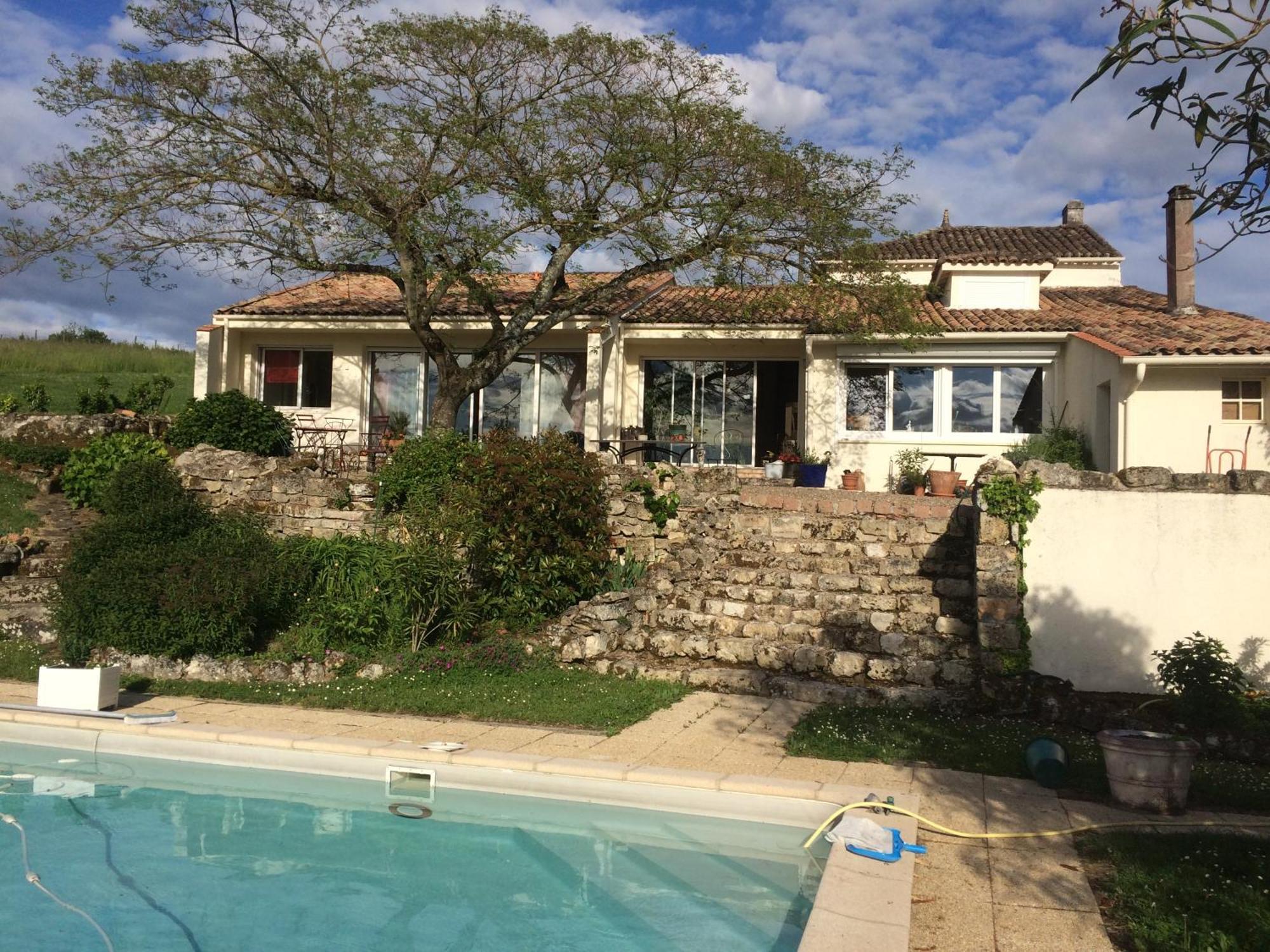 Bed and Breakfast Les 4 Elements St Emilion Branne  Zewnętrze zdjęcie